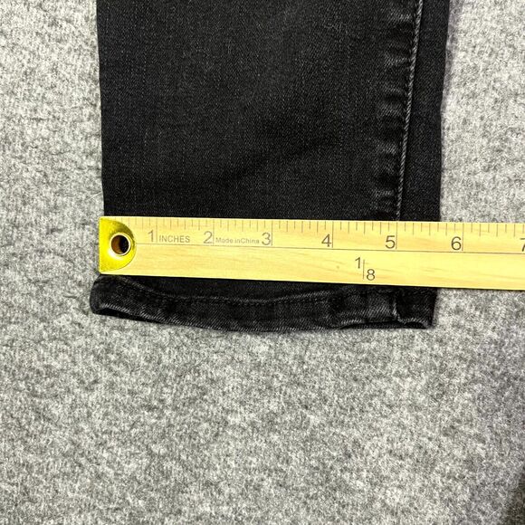 Democracy Jeans Womens 14 Black Skinny Ab Technology Stretch Denim Mom Preppy - Picture 3 of 9